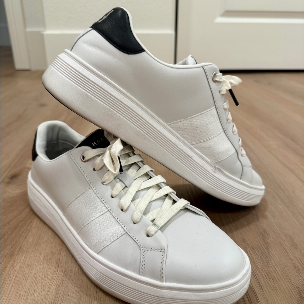 White and Black Men's Cole Haan Sneakers